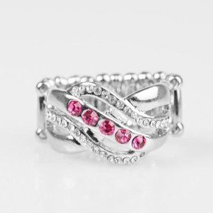 PAPARAZZI | "FLIRTING WITH SPARKLE" PINK RING